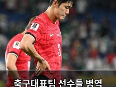 축구대표팀 선수들 병역 언급에 국정감사장에서 논란
